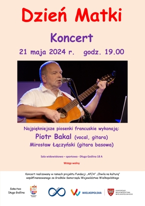 Plakat koncert Dzień Matki 21.05. Długa Goślina.jpg
